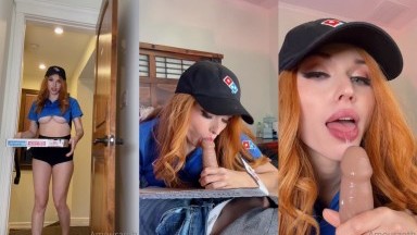 Amouranth - Pizza Delivery Blowjob