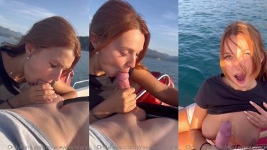 Gracewearslace - Boat Blowjob Titty Cumshot Video Leaked