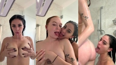 Camilla Araujo - Naked Lesbian Shower PPV Video Leaked