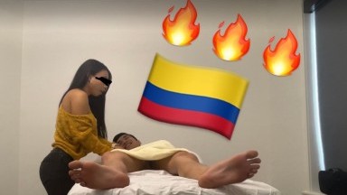 Sinfuldeeds - Legit Colombian RMT gives into Monster Asian Cock 1st Appointment Ful