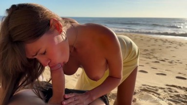 Anna Ralphs - Suck Cock On The Beach