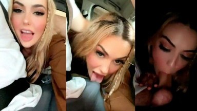 Olivia Mae - Close Up Car Blowjob Video Leaked