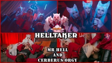 Catch My Vibe - 4K Helltaker: Mr Hell and Cerberus Orgy