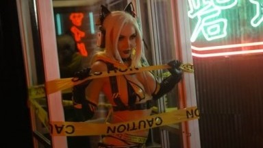 Jessica Nigri - Cyberpunk Cosplay Bikini Strip