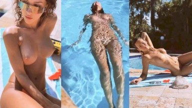 Rachel Cook - Nude In Swimming Pool PPV Video Leaked